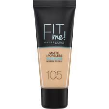 كريم اساس  MAYBELLINE  FIT ME  MATTE    105
