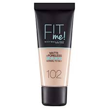 كريم اساس  MAYBELLINE  FIT ME  MATTE    102