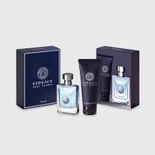 SET VERSACE POUR HOMME  EDT  90ML+SG 100 +BIG