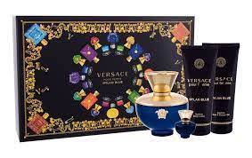 SET VERSACE DYLAN BLUE FEMME EDP 100 ML+5ML+BL 100 +SH 100ML