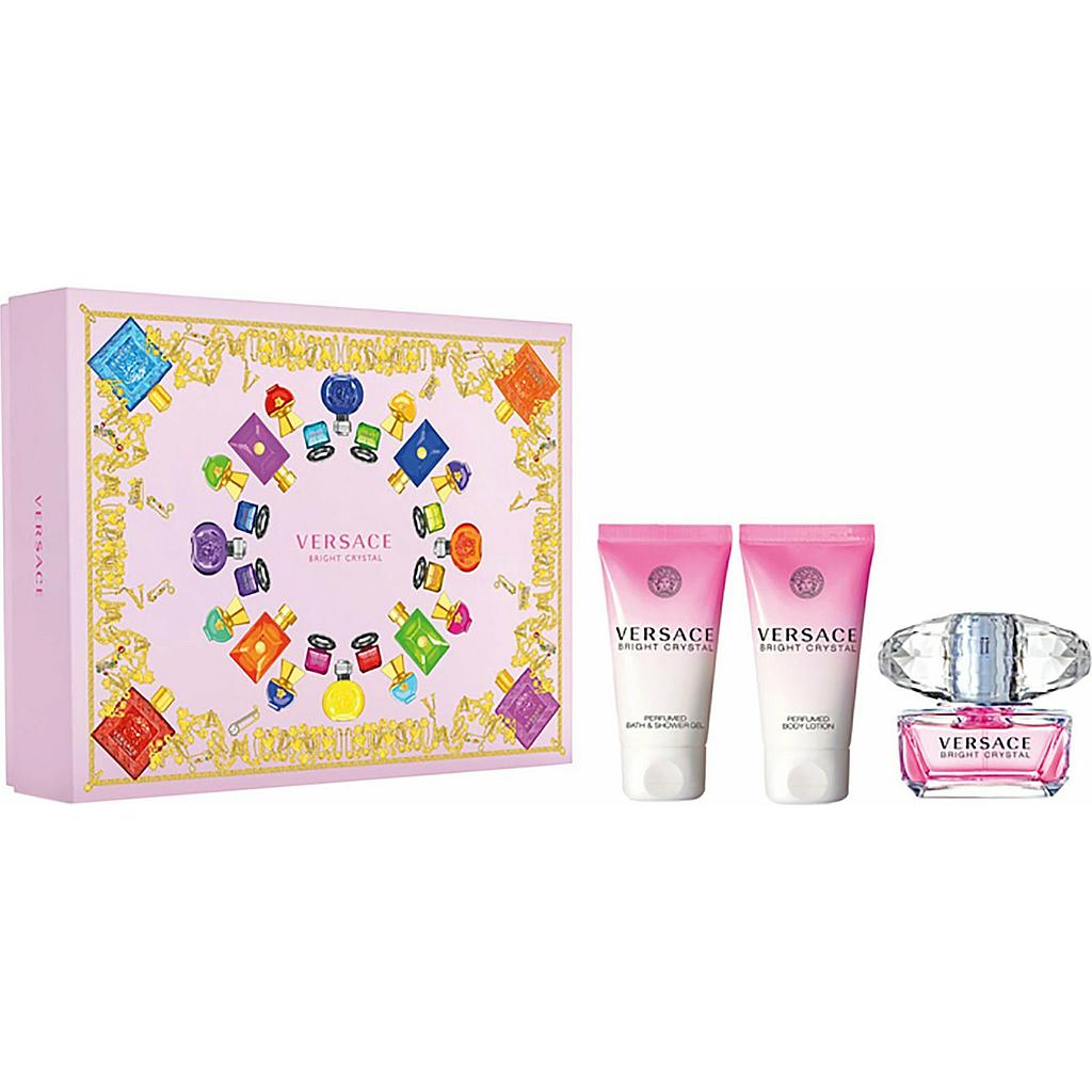 SET VERSACE BREGHT CRYSTAL EDT50ML+BL50+SH50