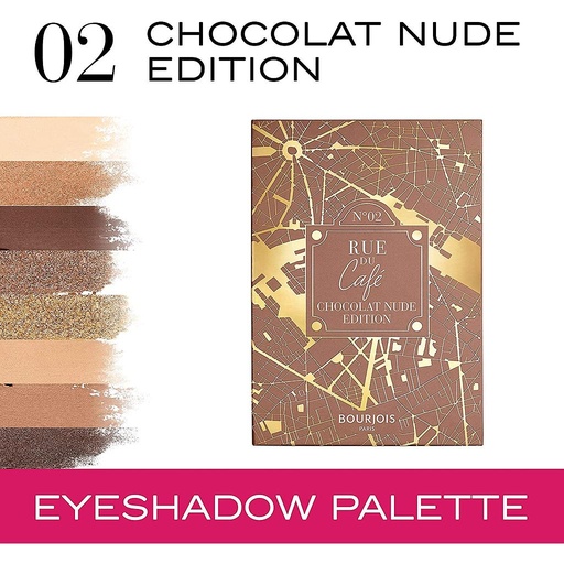 [BOURJOIS] طاقم برجوا  RUE CHOCOLAT NUDE EDITION  02