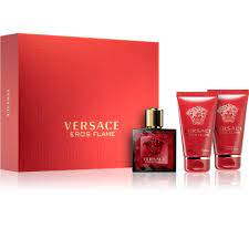 [VERSACE] SET VERSACE EROS FLAMA MAN EDP 50 ML +SG